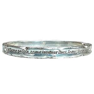 Brighton ‘Footprints’ Silver Bracelet